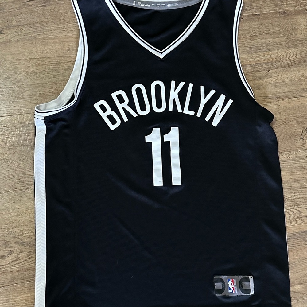 Brooklyn Irving Fanatics Black and White Jersey